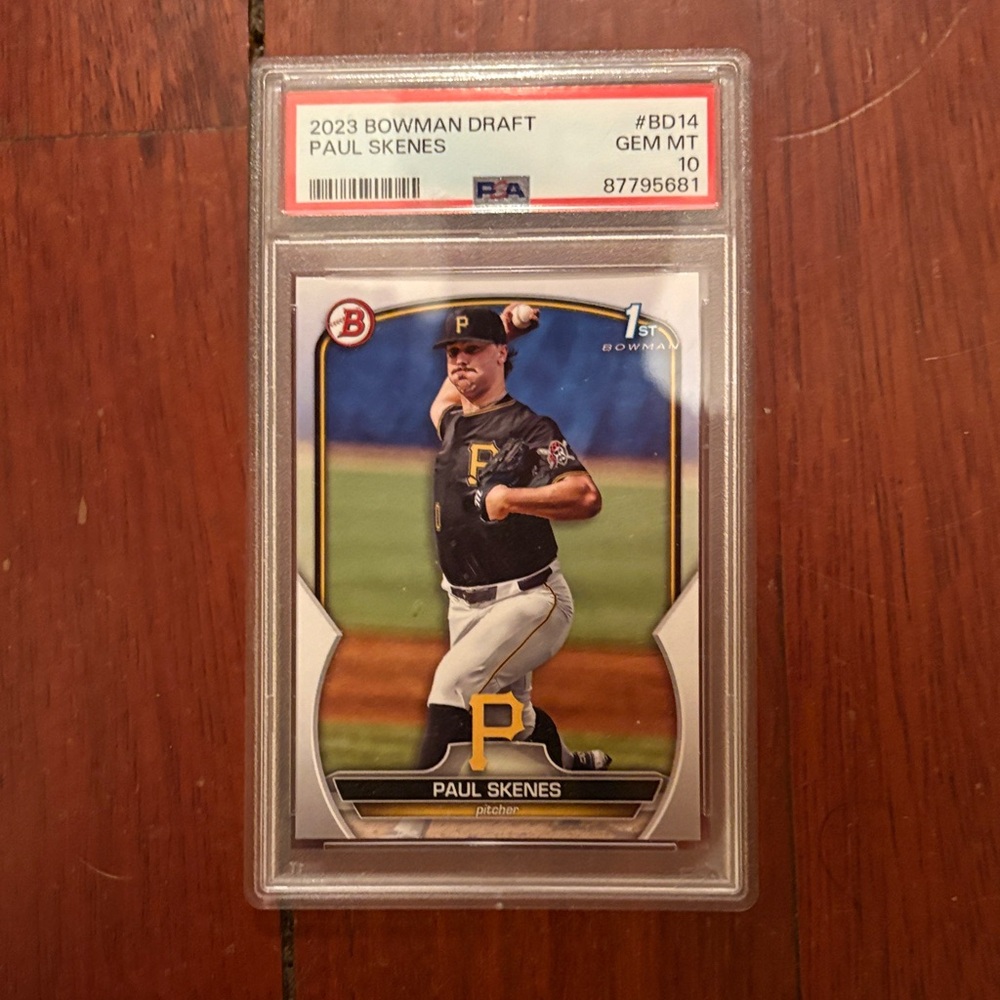 2023 Bowman Draft Paul Skenes PSA 10 Baseball Card - Black & Gold